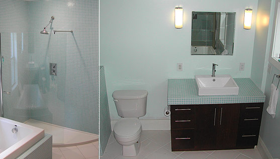 Luxurious spa bathroom