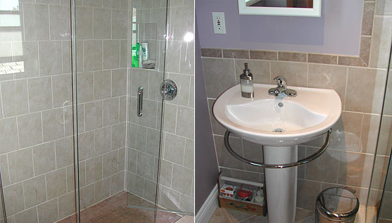 Luxurious spa bathroom