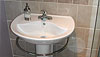 Pedestal sink detail