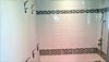 Shower tile enclosure detail
