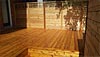 View of deck from gate