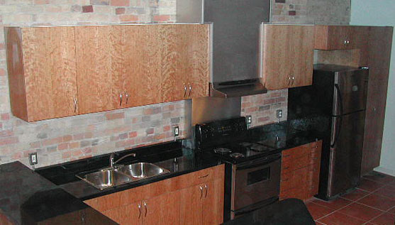Open concept kitchen
