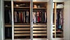 Closet wall opened