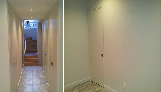Views of hallway and multi-purpose room